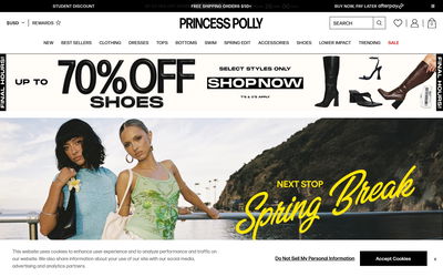 Princess Polly on Shomp