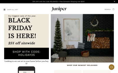 Print Collection website screenshot