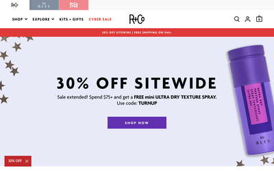 R+Co website screenshot