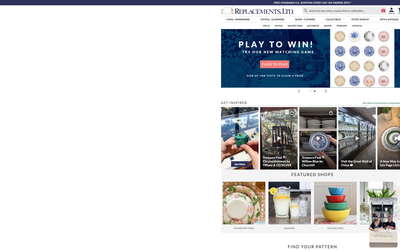 Replacements, Ltd. website screenshot
