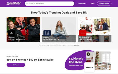 RetailMeNot on Shomp