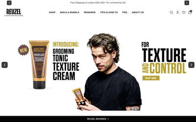 Reuzel website screenshot