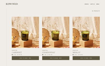 Rewined website screenshot