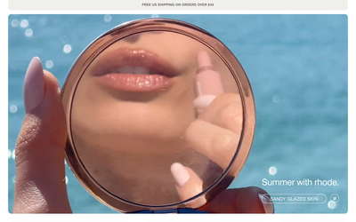Rhode Skin website screenshot