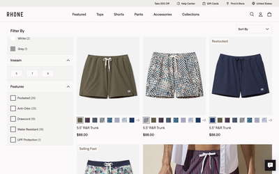 Rhone website screenshot