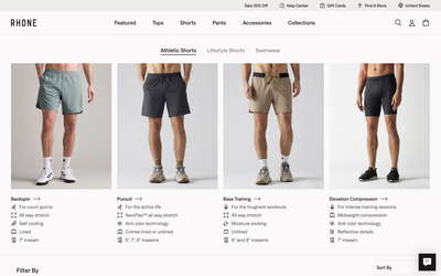 Rhone website screenshot