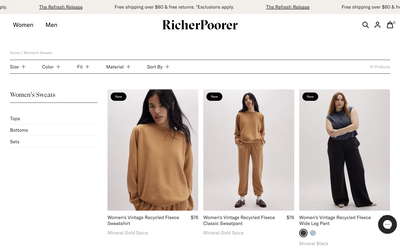 Richer Poorer website screenshot