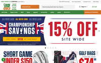 Rock Bottom Golf website screenshot