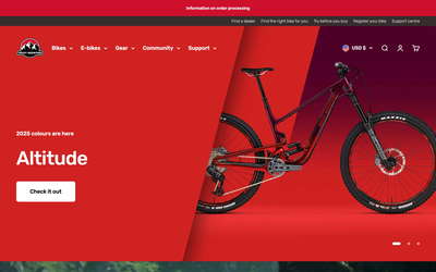 Rocky Mountain website screenshot