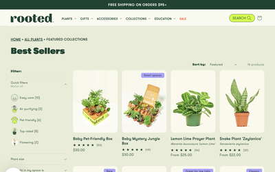 Rooted website screenshot