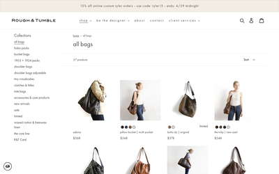 Rough & Tumble website screenshot