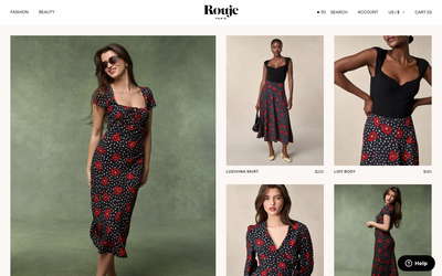Rouje Paris website screenshot