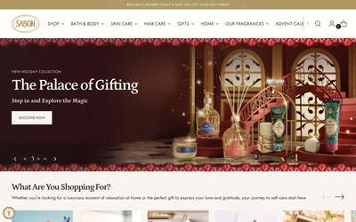 SABON website screenshot