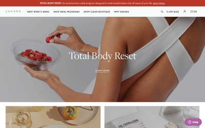 Sakara Life website screenshot