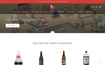 Sake Social website screenshot
