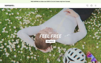 Samsara Cycle website screenshot