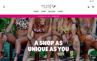 SAVAGE SWIM website screenshot