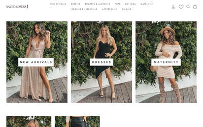 Saved by the Dress website screenshot