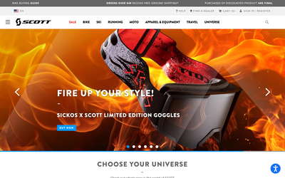 Scott website screenshot