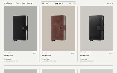 SECRID website screenshot