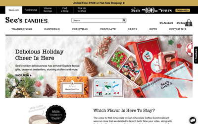 See's Candies website screenshot