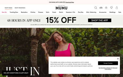 Show Me Your Mumu website screenshot