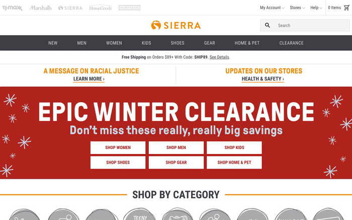 Sierra screenshot