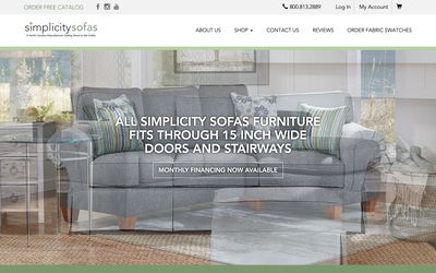 Simplicity Sofas on Shomp