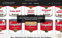 Singulart website screenshot