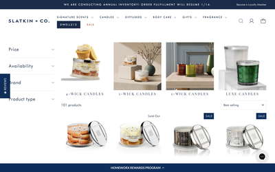 Slatkin + Co. website screenshot