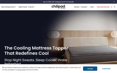Sleep.me website screenshot