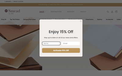 Smead Manufacturing Company website screenshot