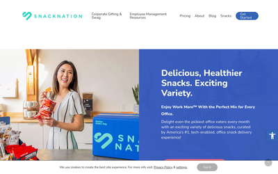 SnackNation website screenshot
