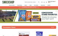Snackshop website screenshot