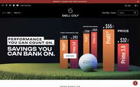 Snell Golf website screenshot
