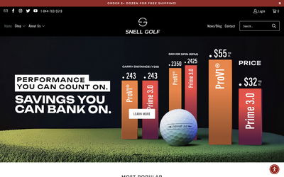 Snell Golf on Shomp