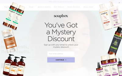 Soapbox website screenshot
