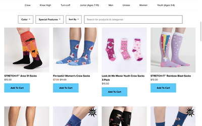 Sock It to Me website screenshot
