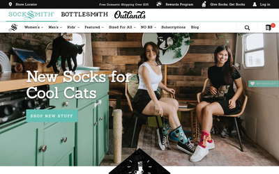 Socksmith website screenshot
