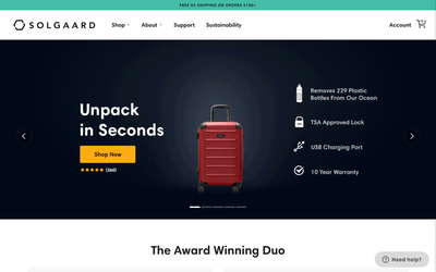 Solgaard website screenshot