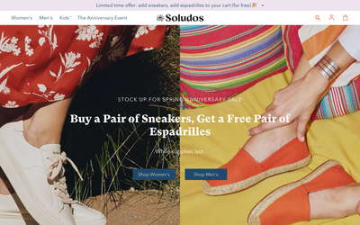 Soludos website screenshot