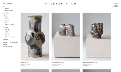 Spartan website screenshot