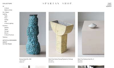 Spartan website screenshot