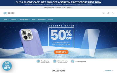 Speck Products website screenshot