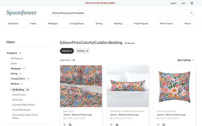 Spoonflower website screenshot