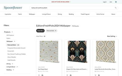 Spoonflower website screenshot