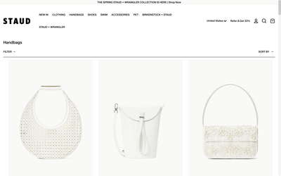 STAUD website screenshot