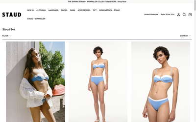 STAUD website screenshot