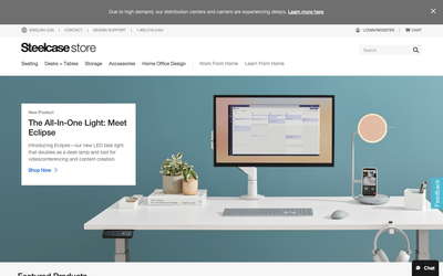 Steelcase website screenshot
