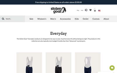 Stolen Goat website screenshot